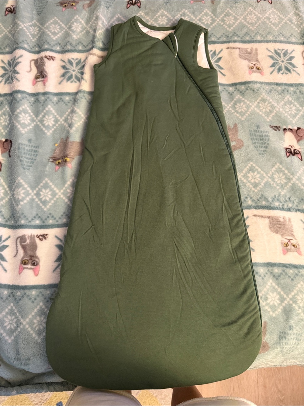 Kyte BABY 2.5 tog Olive Green Sleeveless Baby Sleep Sack